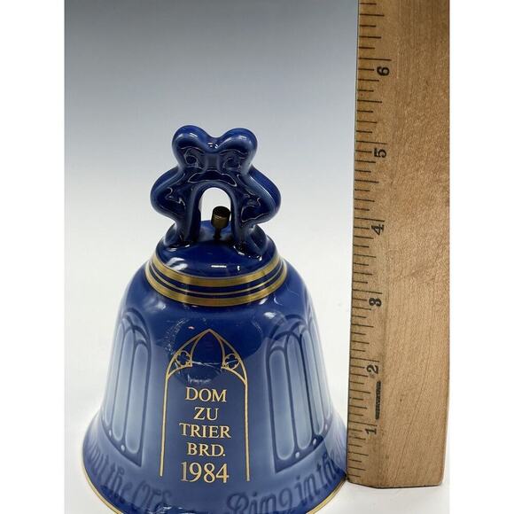 B&G Copenhagen Porcelain 1984 Cathedral Hand Bell #9684 Domkirken Trier A16 - Picture 8 of 8